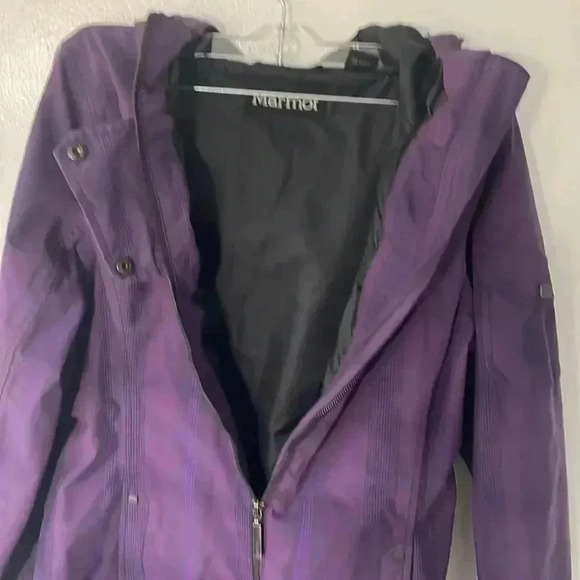 Marmot membrain waterproof-plaid hooded jacket - Picture 7 of 9